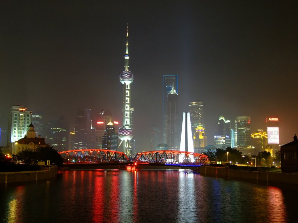 Shanghai skyline by Cătălin Nenciu