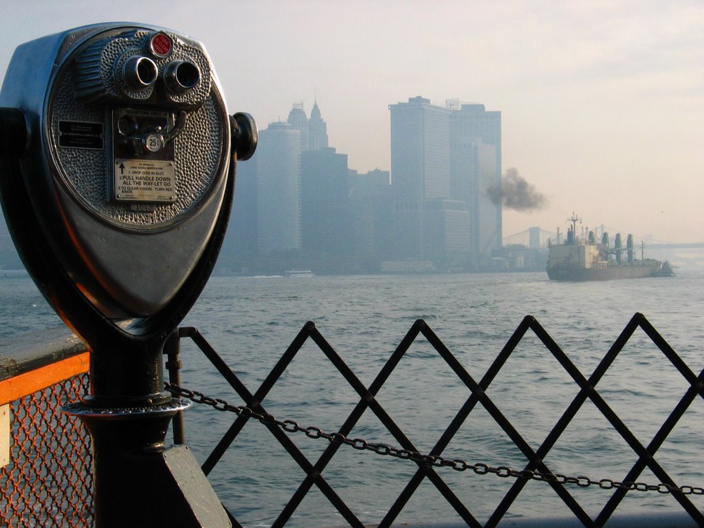 Morning ride to Manhattan on the Staten Island Ferry by Mohamed Shams