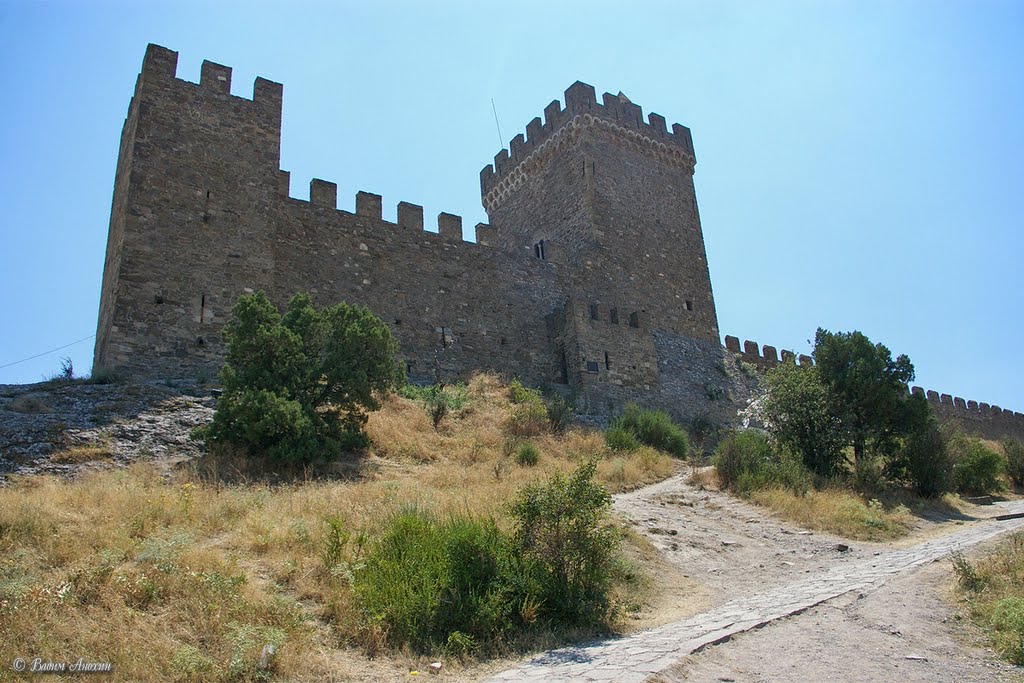 Genoese fortress in Sudak by Vadim Anokhin