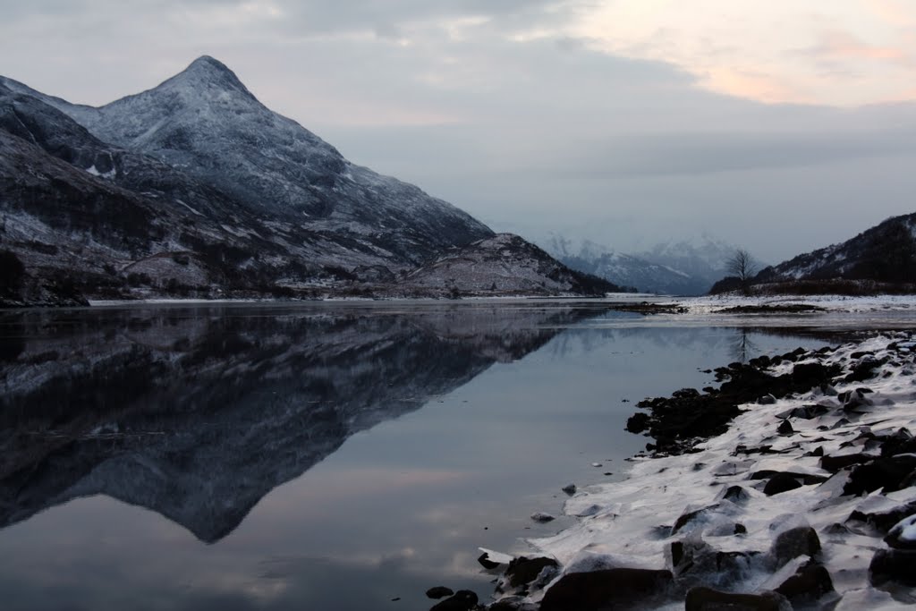 Reflections in Loch Leven by Miranda Ottink