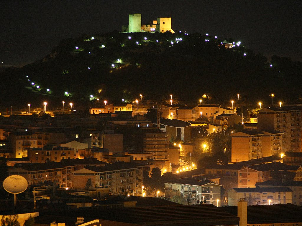 Castello di San Michele at night by Carmel Horowitz