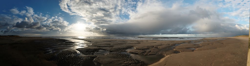 Texel - North Sea Beach between Paal 9 & 8 - ICE Photocompilation Viewing from South to North by txllxt TxllxT