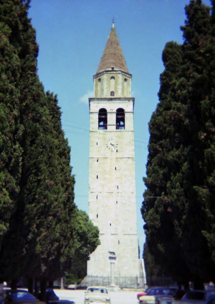 Aquileia (UD) - Il Campanile Giugno 1974 by Maurizio Tesan