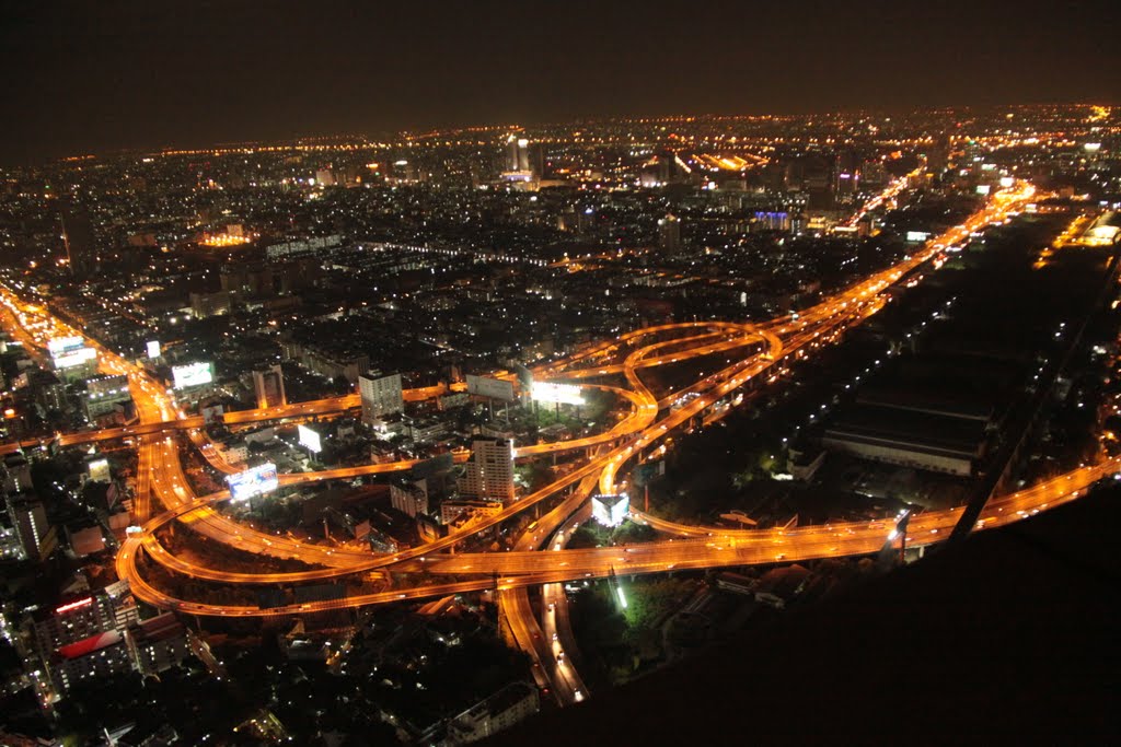 Bangkok: Vue du sommet de la Baiyoke Sky Tower (tour BMW) by Roger31600