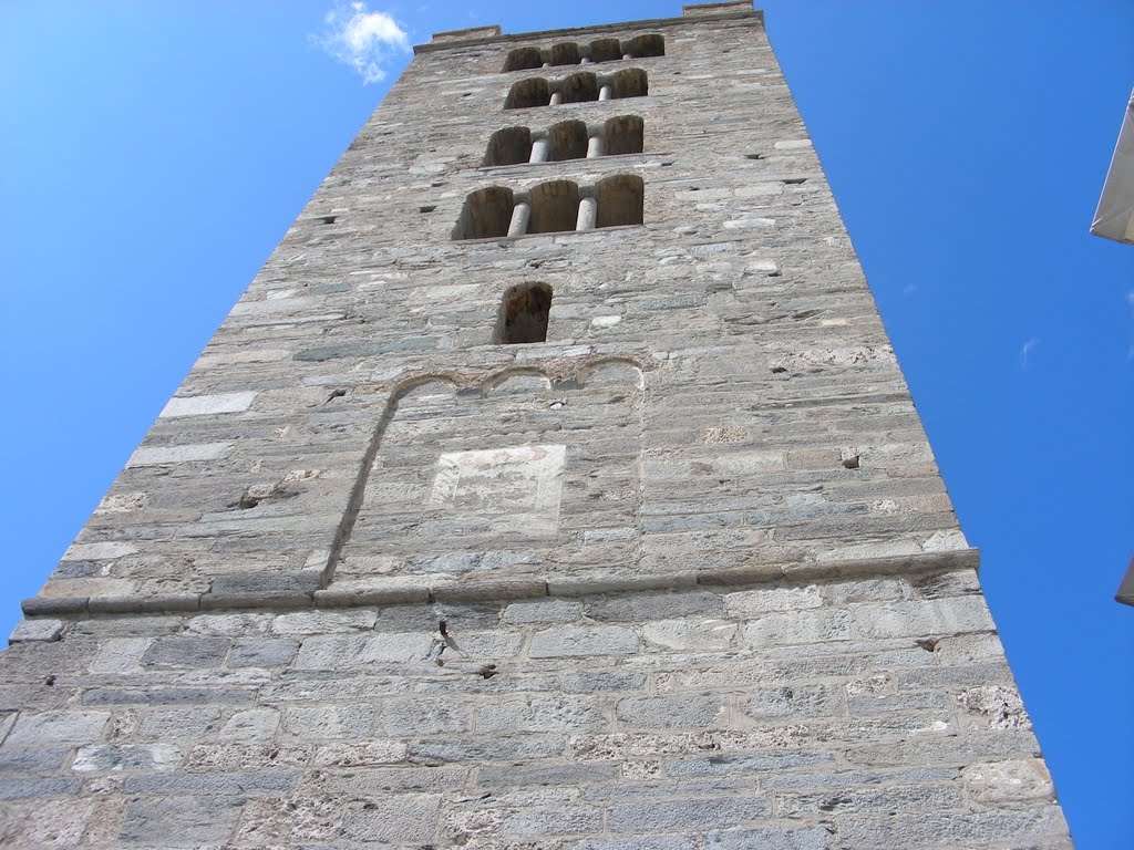 Campanile della Collegiata di Sant'Orso by salvatore felice