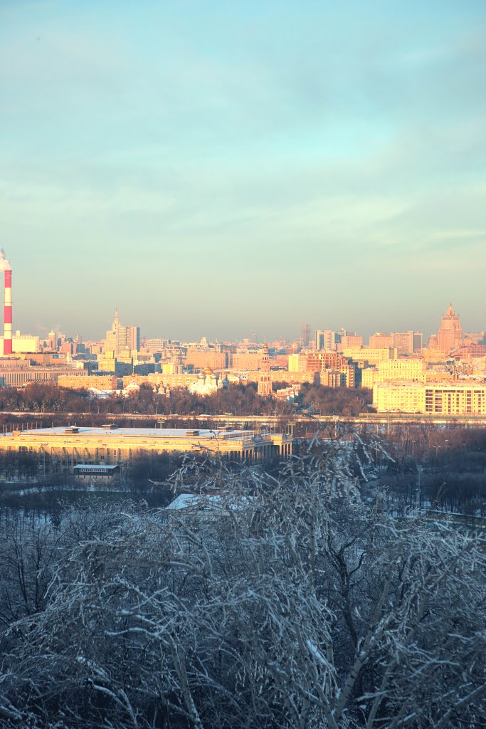 Ramenki District, Moscow, Russia by VLADNES