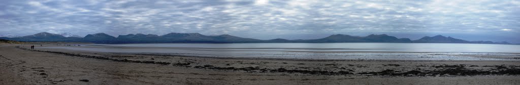 Panorama from Newborough Beach by John Mulder