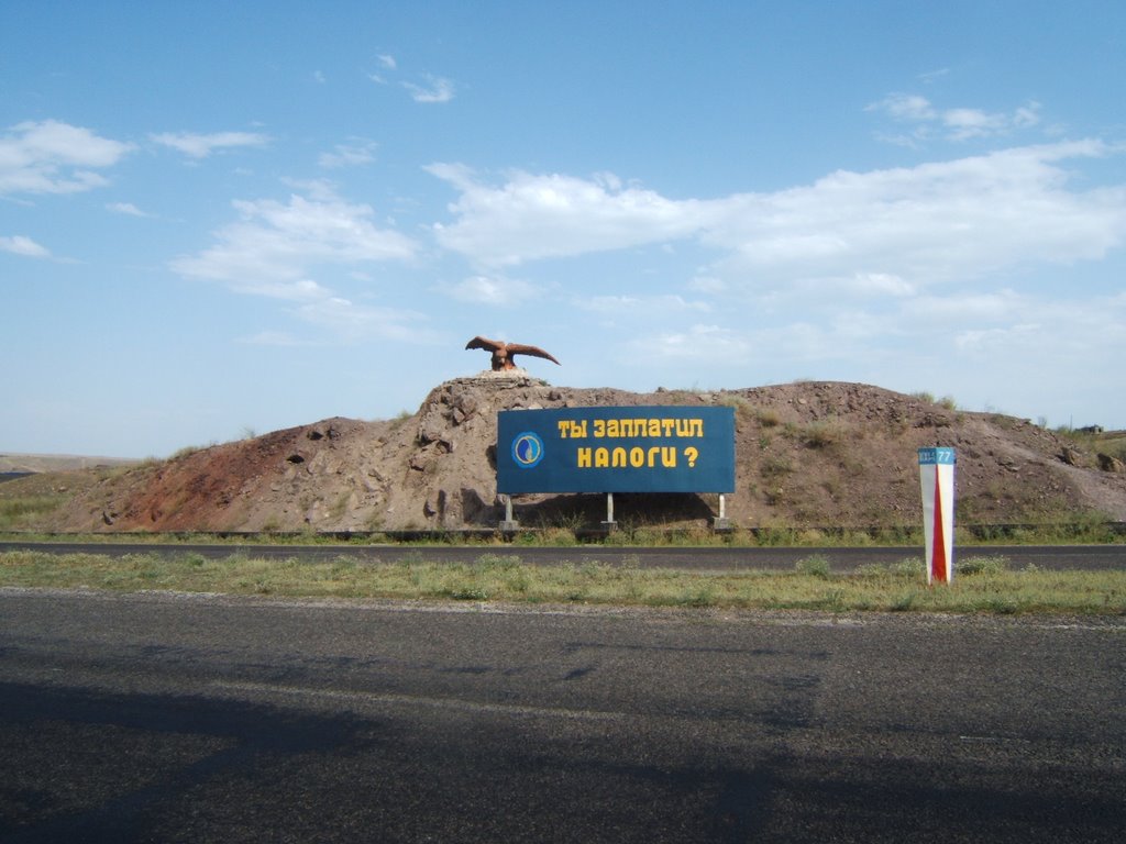 Unnamed Road, Kazakhstan by Helmsman