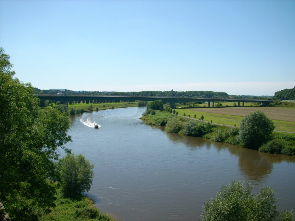 Weser bei der Porta Westfalica by argonaut1492