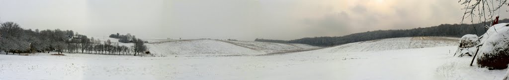 Ostriv in winter Panorama by Toster-Brat