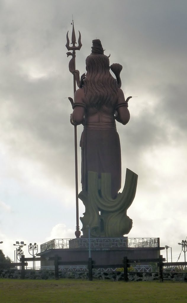 Shri Mangal Mahadev statue, Grand Bassin, Mauritius by Dave Lauberts