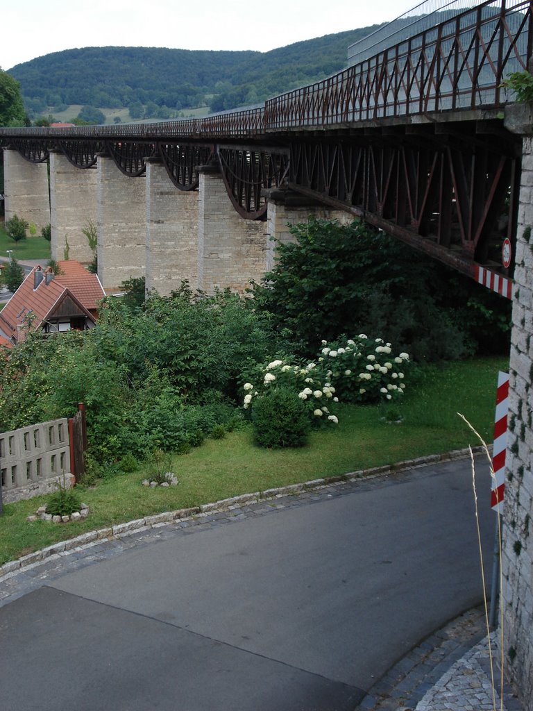 Eisenbahnbrücke über Lengenfeld by katze1970