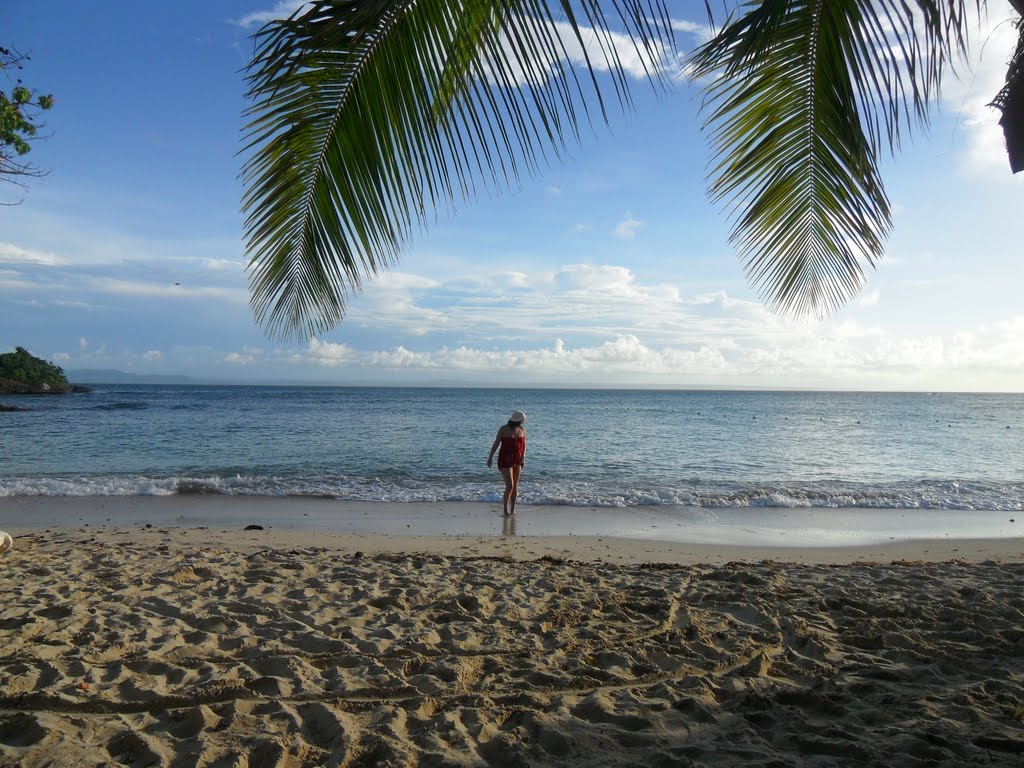 Left beach, cayo levantado by gadgetfingers