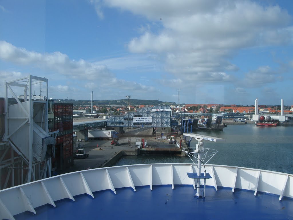 Stena Line ferry in Frederikshavn harbour, Denmark, 2009 by biketommy999