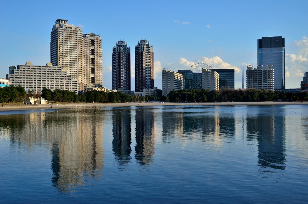 Tokyo Odaiba Reflection by t-hideyuki