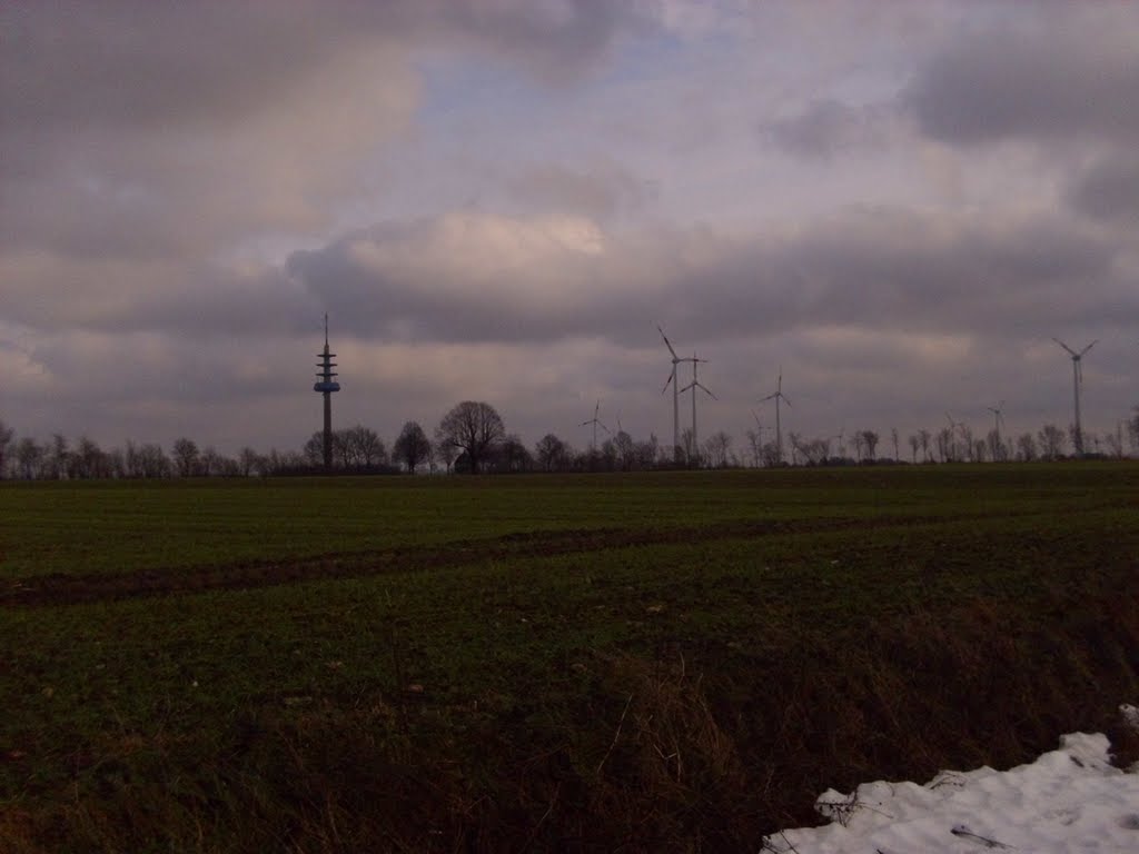 Schöppinger Berg mit Fernmeldeturm by argonaut1492