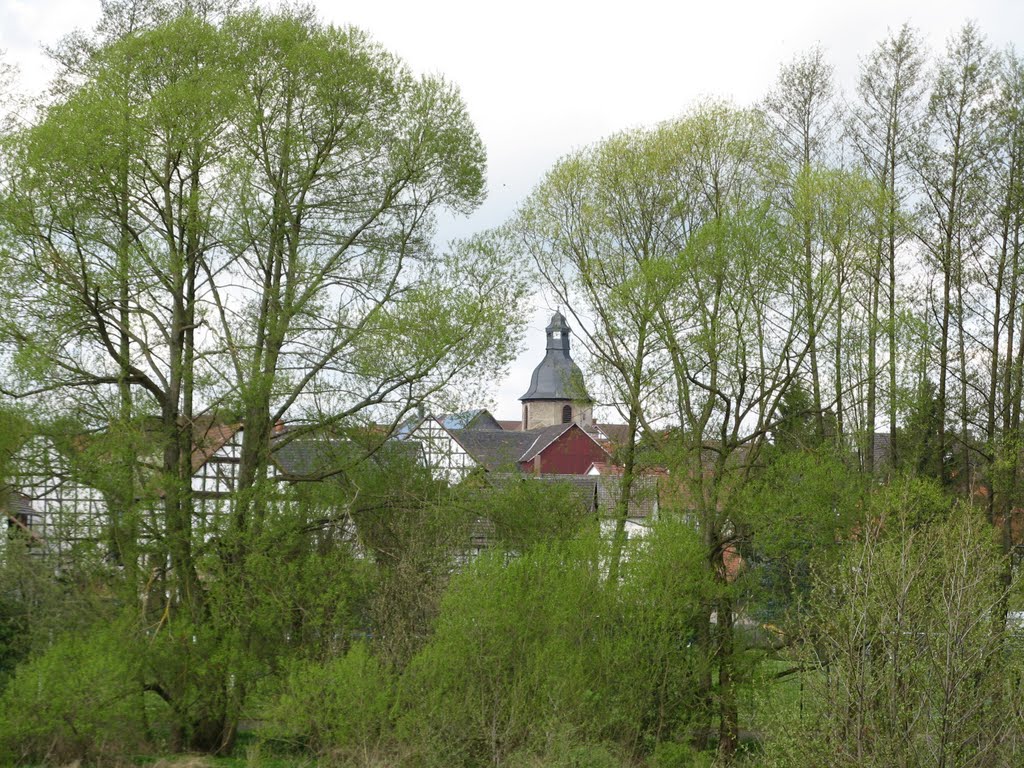 Blick vom Radweg auf Nassenerfurth by Nassenerfurther