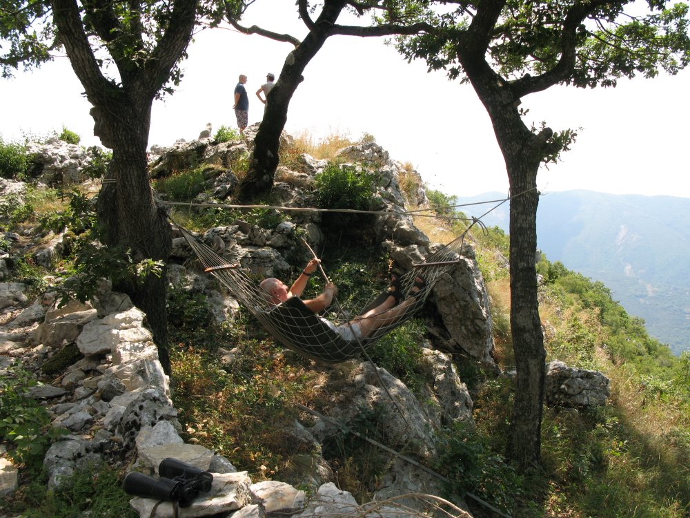 Resting on the edge of the cliff by Ivan Martinetti