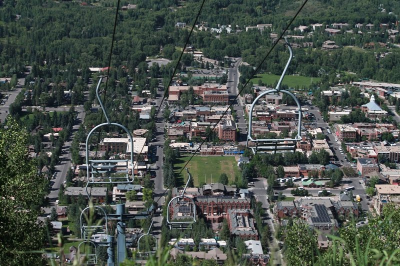 View of Aspen from Aspen Mountain by Jen Ulasiewicz