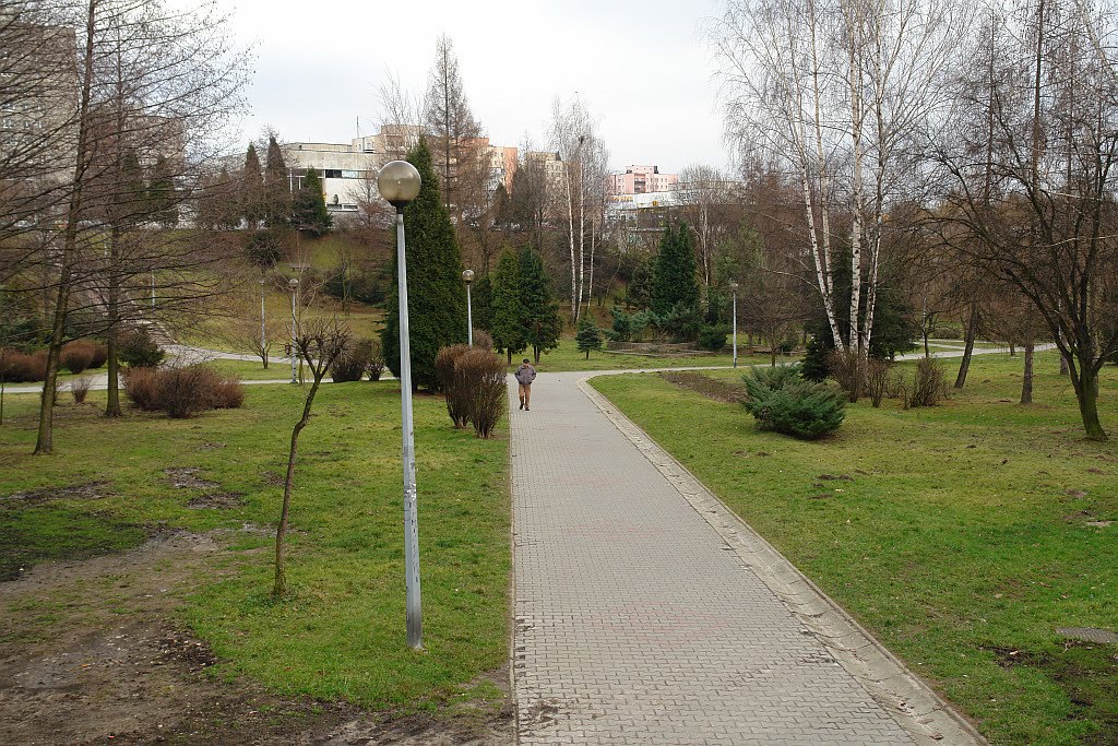 Jar Południowy, wejście od strony Biblioteki Miejskiej, Jastrzębie-Zdrój by Mikan76