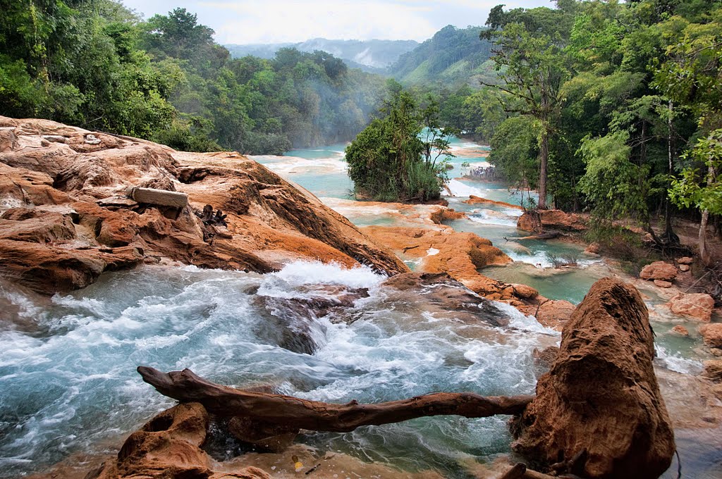 Cascadas de Agua Azul - Chiapas by Jesus Ramos