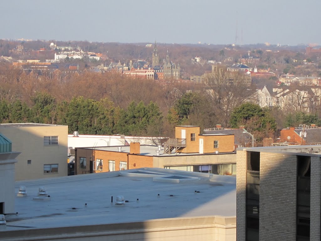 Georgetown as seen from Courthouse, Virginia. by Jeffrey.Hanley