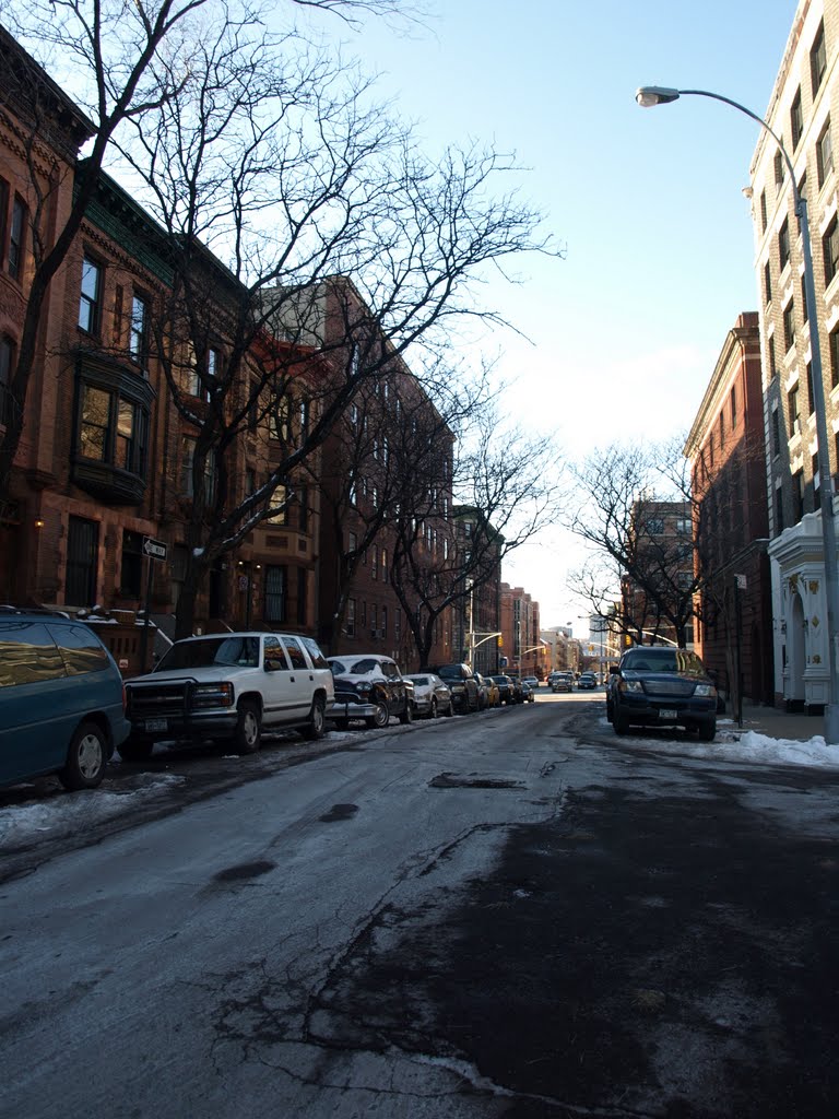 160th Street looking west in front of the Morris Jumel mansion by picturestorage121