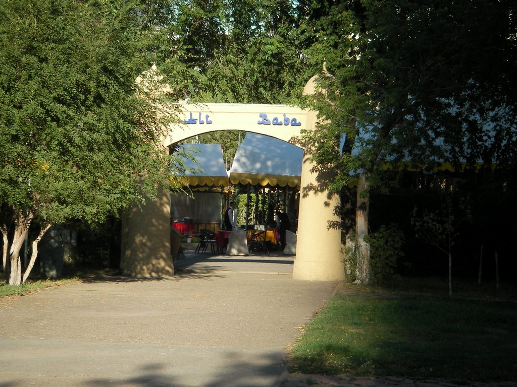 Astana-Old City Center- Entrance of the Ali Baba Restaurant by yalcine