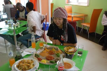 Tradisional restaurant in Bahir Dar by jeon 