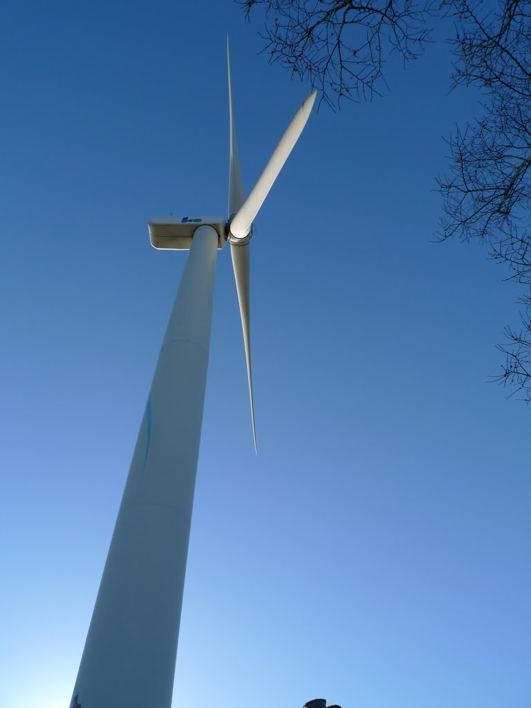 若洲風力発電所-Wind turbine at Wakasu by takeatie