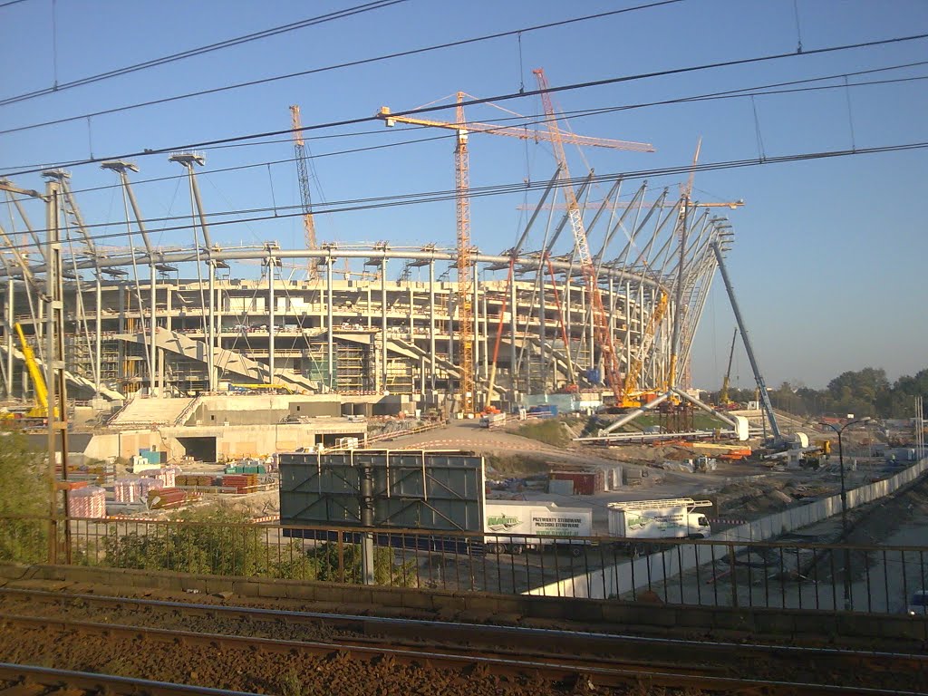 Stadion Narodowy w budowie 24.09.2010 by Andrzej Świętosławsk…