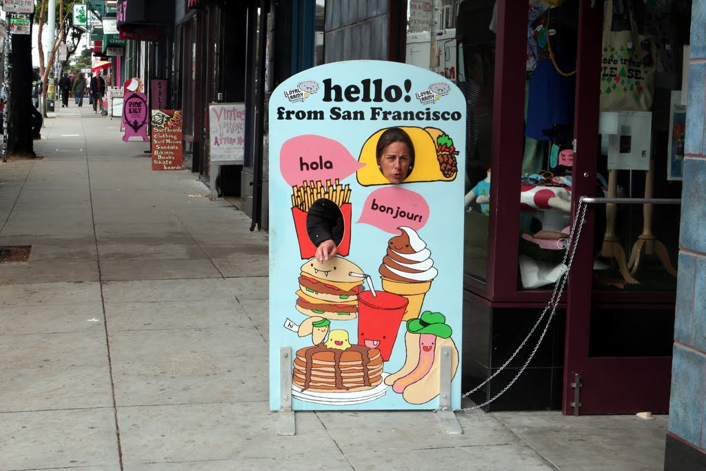 Bromeando en Haight Street, San Francisco by R Melgar