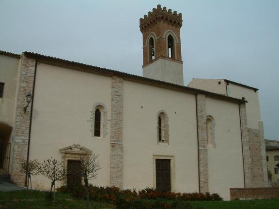 Abbey franciscan near Serrapetrona town . by duca d'Acquia