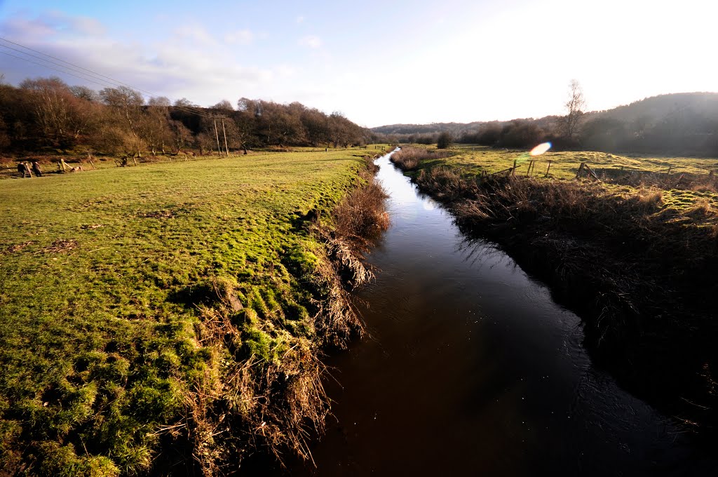 River Churnet near Cheddleton. by Bob McCraight