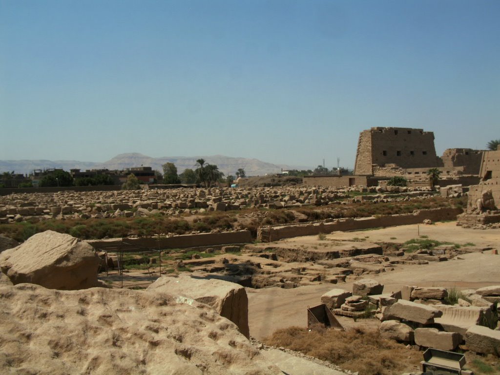 Tempel-Hauptanlage des Amun (Karnak) by Malte Scholz