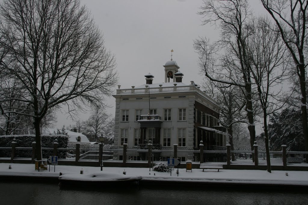 Bolestein aan de Vecht, winter Maarssen. by Carl030nl