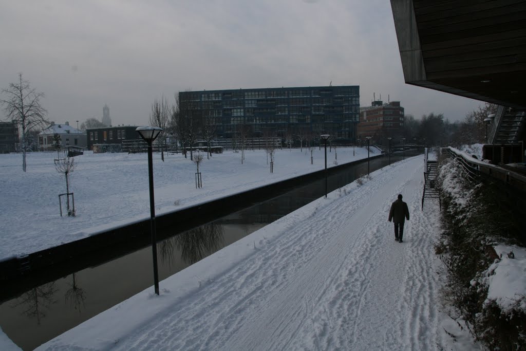 Biltsche Grift en Grifthoek in de sneeuw; Utrecht. by Carl030nl