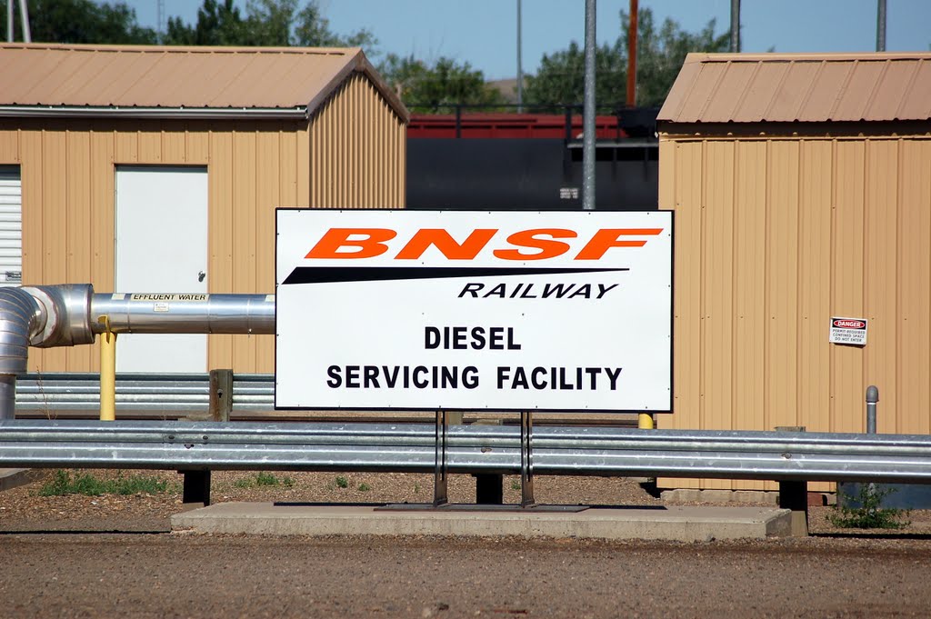 Burlington Northern Santa Fe Railway Diesel Servicing Facility at Glendive, MT by Scotch Canadian