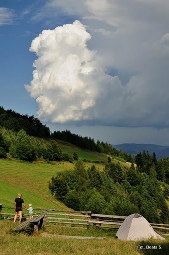 Mountain view from the summit Radziejowa (1266 m) - the highest peak of Beskid Sadecki, built of sandstone. It belongs to the Crown of Polish Mountains / Widok na góry spod szczytu Radziejowa (1266 m n.p.m.) – najwyższego szczyt Beskidu Sądeckiego, zbudowany z piaskowców. Należy do Korony Gór Polski. by Vir_go