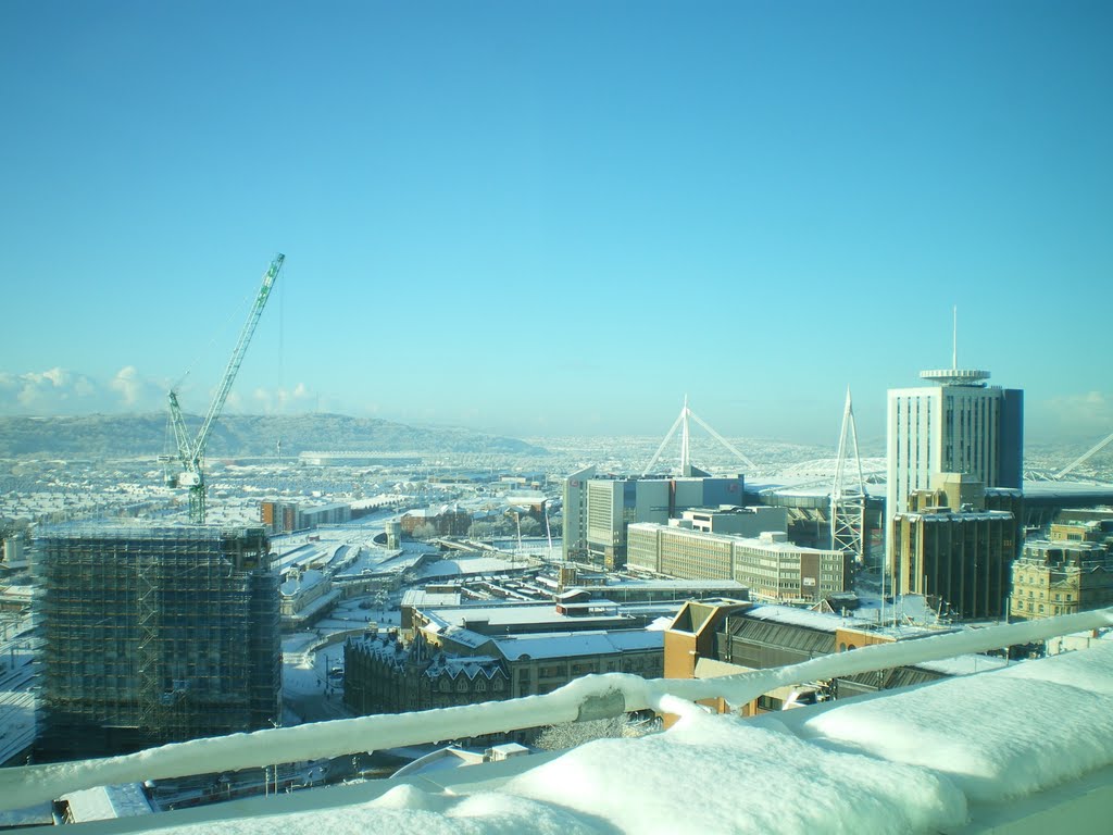 Cardiff West, view from Radison Blu by Gareth.Stadden