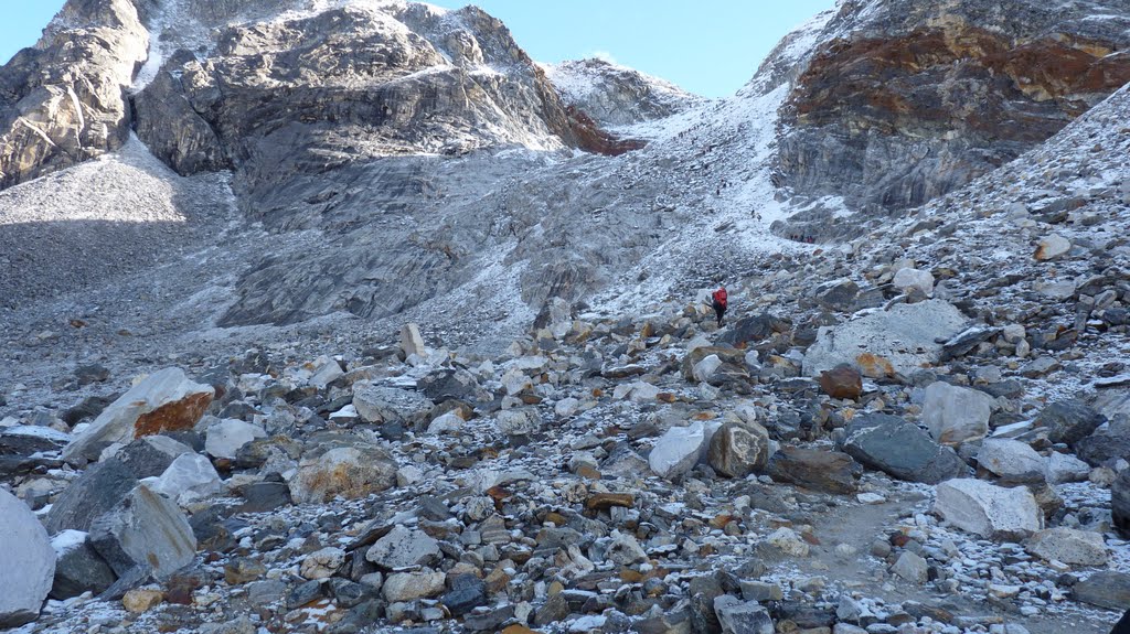 Cho La Pass from western side. October 2010 by arnetra