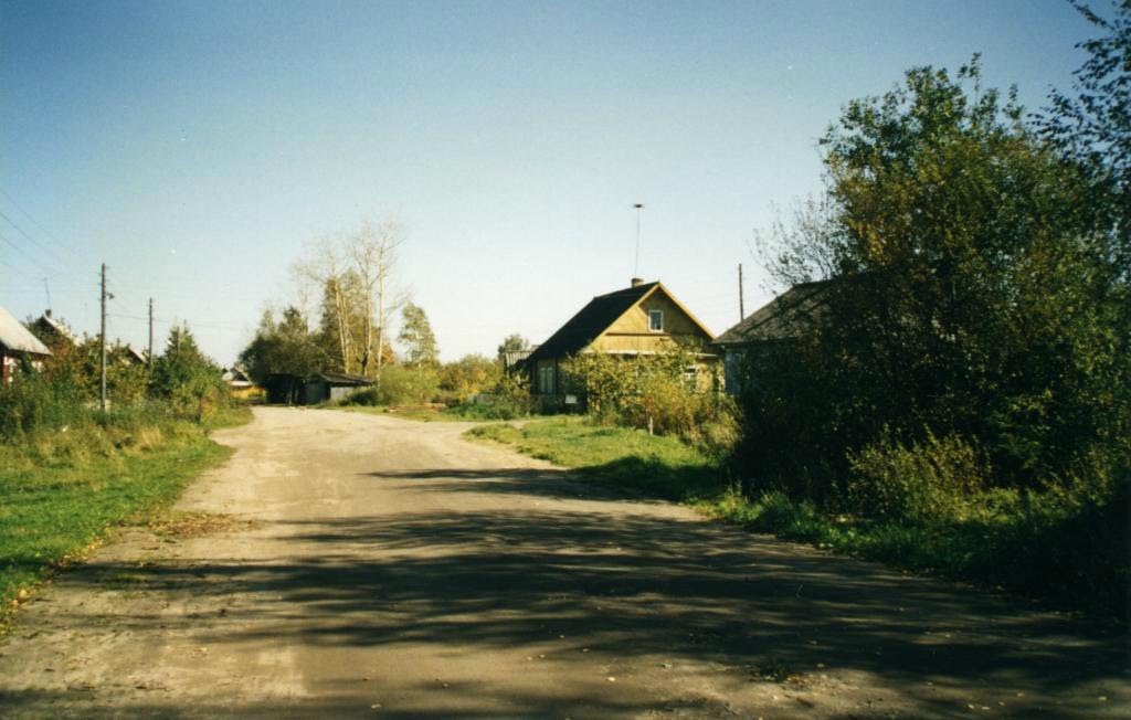 1998 June .. Opochka .. The village road by Davy Archer