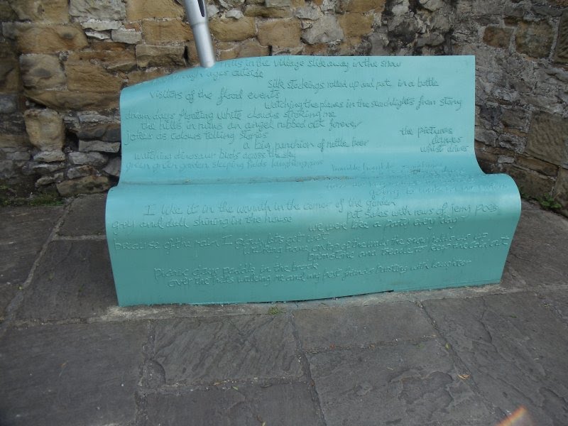 Inscribed seating by Symon Payne