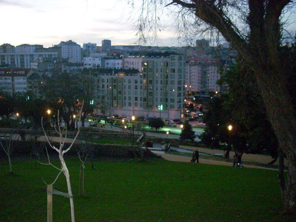 Parque de Oza, al atardecer by vexeta