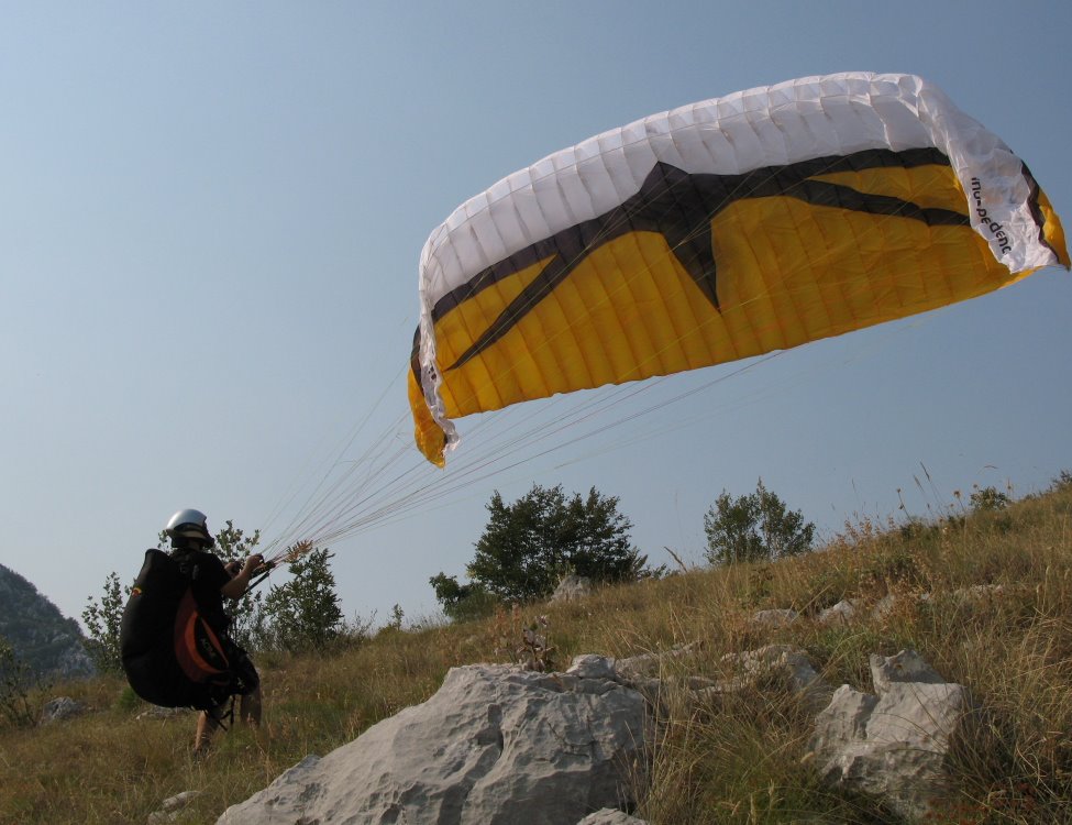 Paragliding from Sedlo by Ivan Martinetti