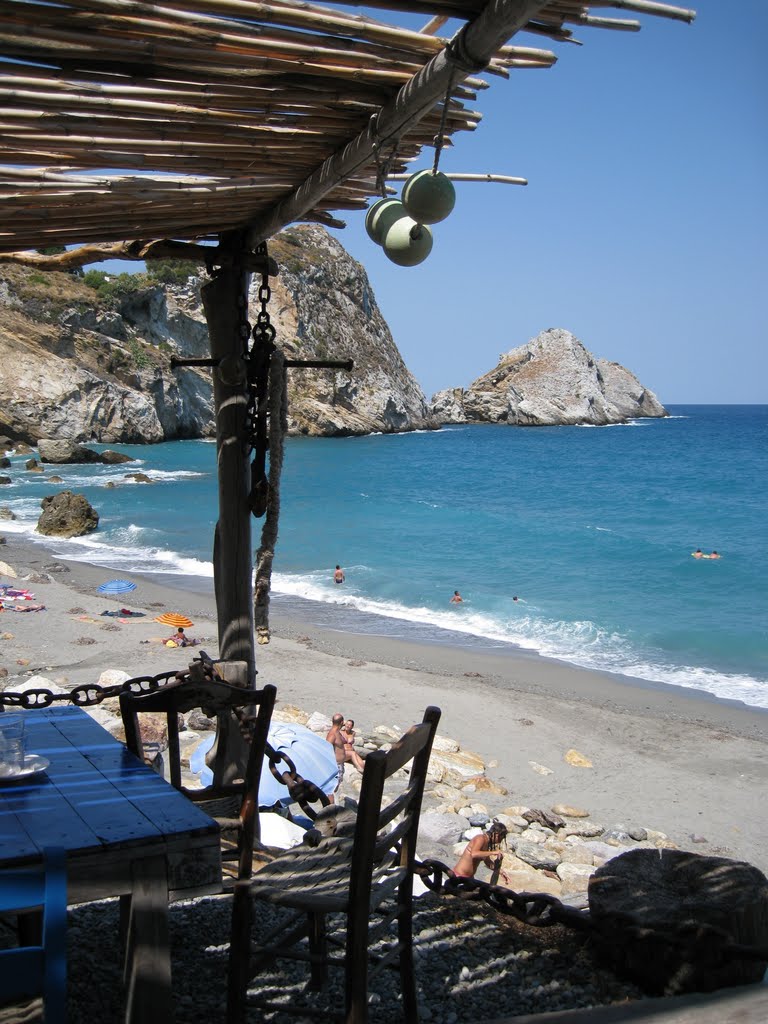 View from Kastro Beach Taverna by ElementalPanoramio