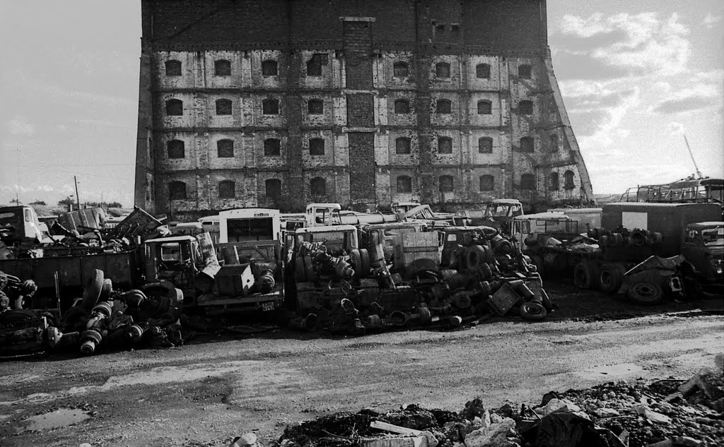 Scrapyard - atlantic wharf 1981 by fat-freddies-cat