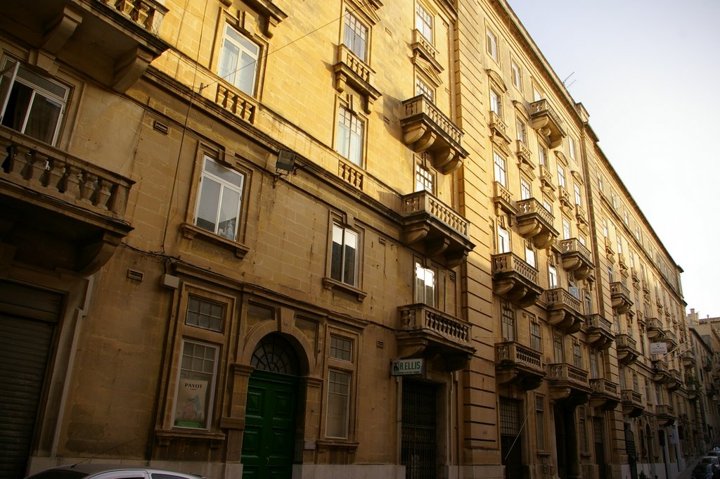 Valletta - Vincenti Buildings by Karl Borg