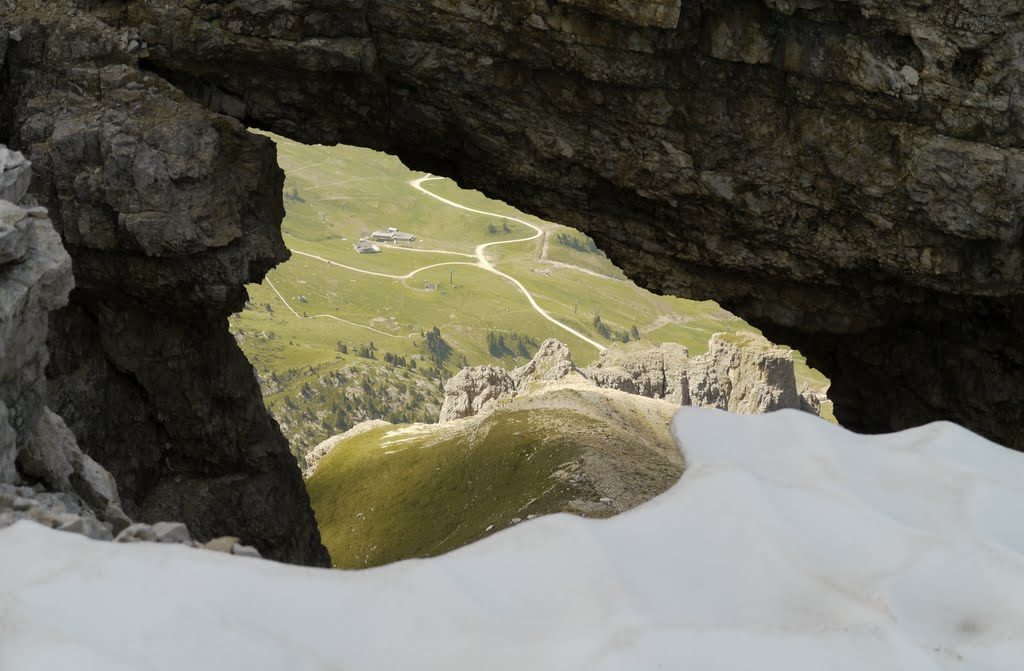 View of the rock window by Martina Moudrá