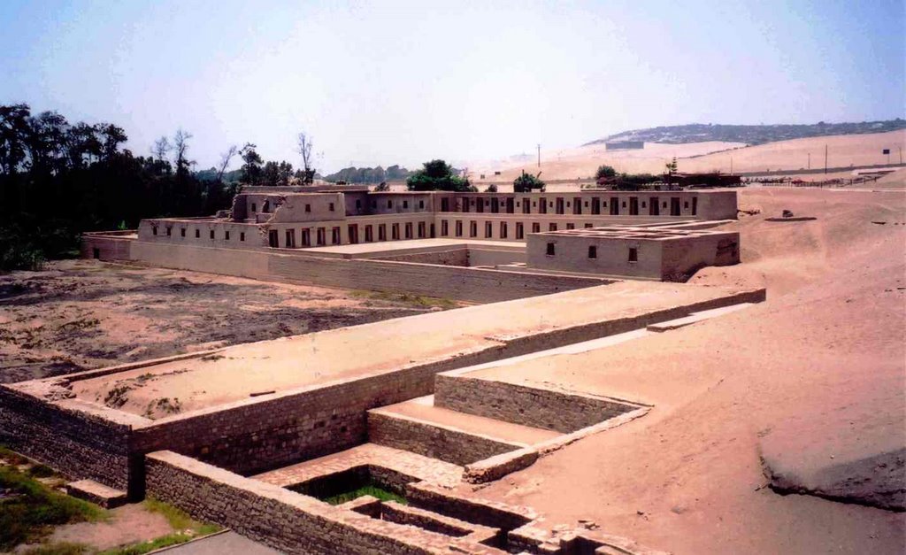 Top Sun Temple at Pachucamac by Ron Miksha